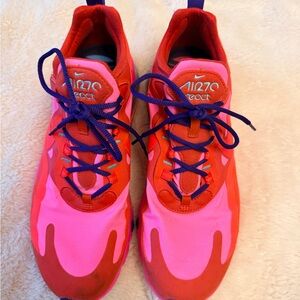 Nike Air Max React Red and Pink Shoes